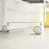 Etagère à chaussures en métal avec roulettes Tower