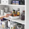 Boîte de rangement rotative en plastique Tower