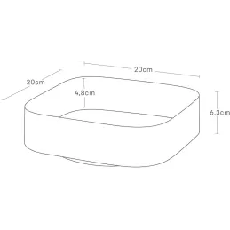 Boîte de rangement rotative en plastique Tower