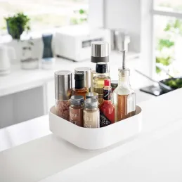 Boîte de rangement rotative en plastique Tower