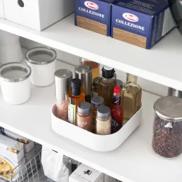 Boîte de rangement rotative en plastique Tower