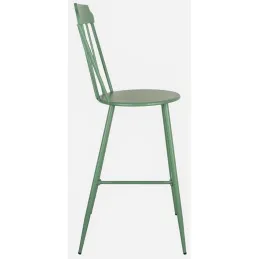 Chaise bar en métal laqué -Samos (Lot de 2)
