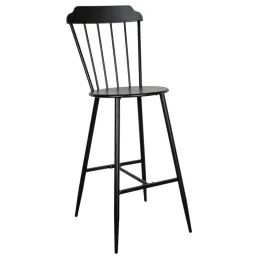 Chaise bar en métal laqué - Samos (Lot de 2)