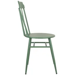 Chaise en métal laqué - Samos (Lot de 2)