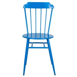 Chaise en métal laqué - Samos (Lot de 2)
