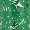 Photophores ronds verts feuilles tropicales métal (Lot de 2)