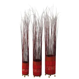 Lampe en bambou (Lot de 3)