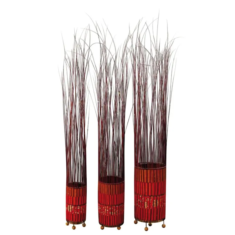 Lampe en bambou (Lot de 3)