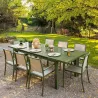Table en aluminium extensible 8 à 10 personnes Santorin