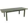 Table en aluminium extensible 8 à 10 personnes Santorin