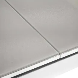 Table de jardin extensible en aluminium gris perle Ibiza