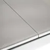 Table de jardin extensible en aluminium gris perle Ibiza