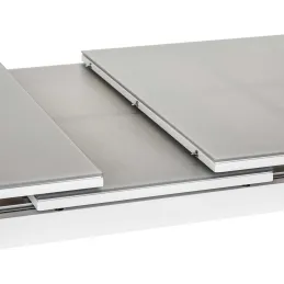 Table de jardin extensible en aluminium gris perle Ibiza