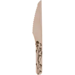 Couverts en bois 100% compostable Herbe