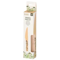 Couverts en bois 100% compostable Herbe