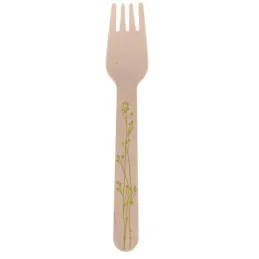 Couverts en bois 100% compostable Herbe