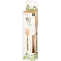 Couverts en bois 100% compostable Herbe