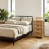 Commode en rotin avec tiroirs Tegal