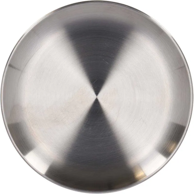 Assiette en acier inoxydable Patio