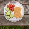 Assiette en acier inoxydable Patio
