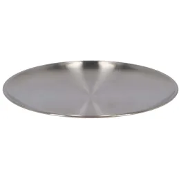 Assiette en acier inoxydable Patio