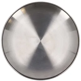 Assiette en acier inoxydable Patio