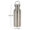 Bouteille en acier inoxydable 65 cl