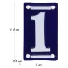 Numéro de maison en fer émaillé