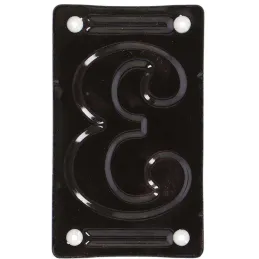 Numéro de maison en fer émaillé