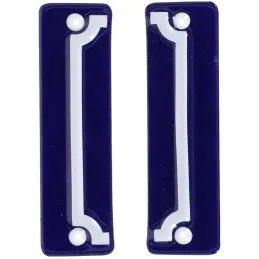 Cadre pour numéro de maison en fer émaillé (Lot de 2)