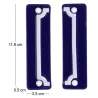 Cadre pour numéro de maison en fer émaillé (Lot de 2)