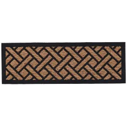 Paillasson caoutchouc et coco Tissage