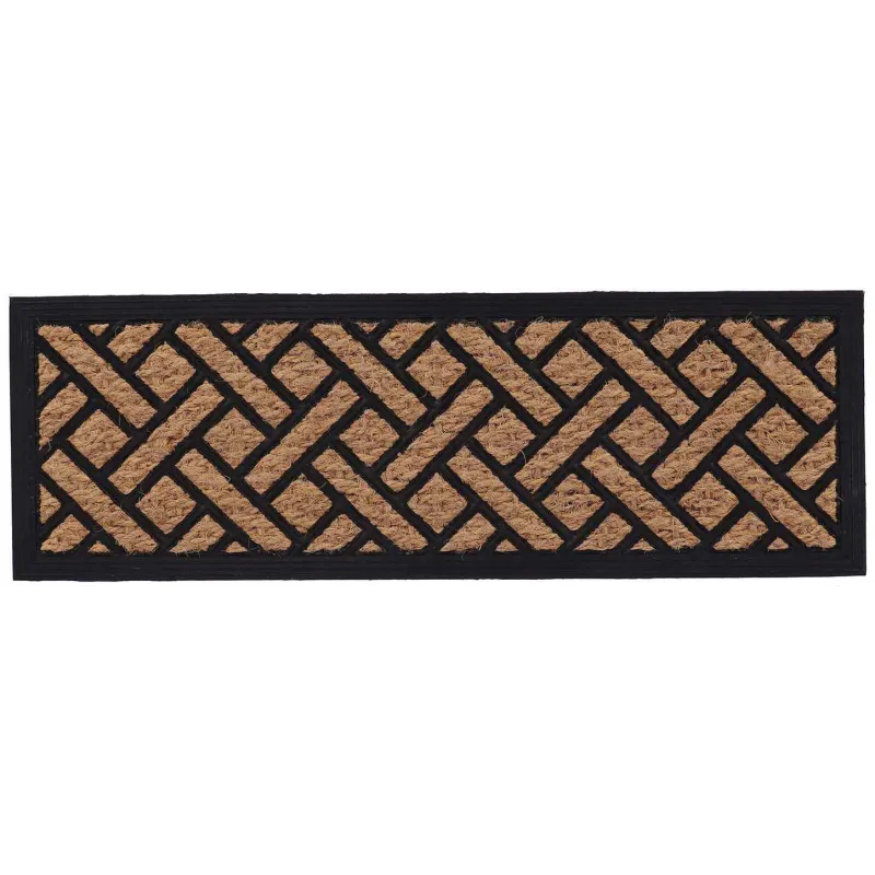 Paillasson caoutchouc et coco Tissage