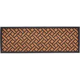 Paillasson caoutchouc et coco Tissage
