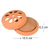 Spirales citronnelle en terre cuite