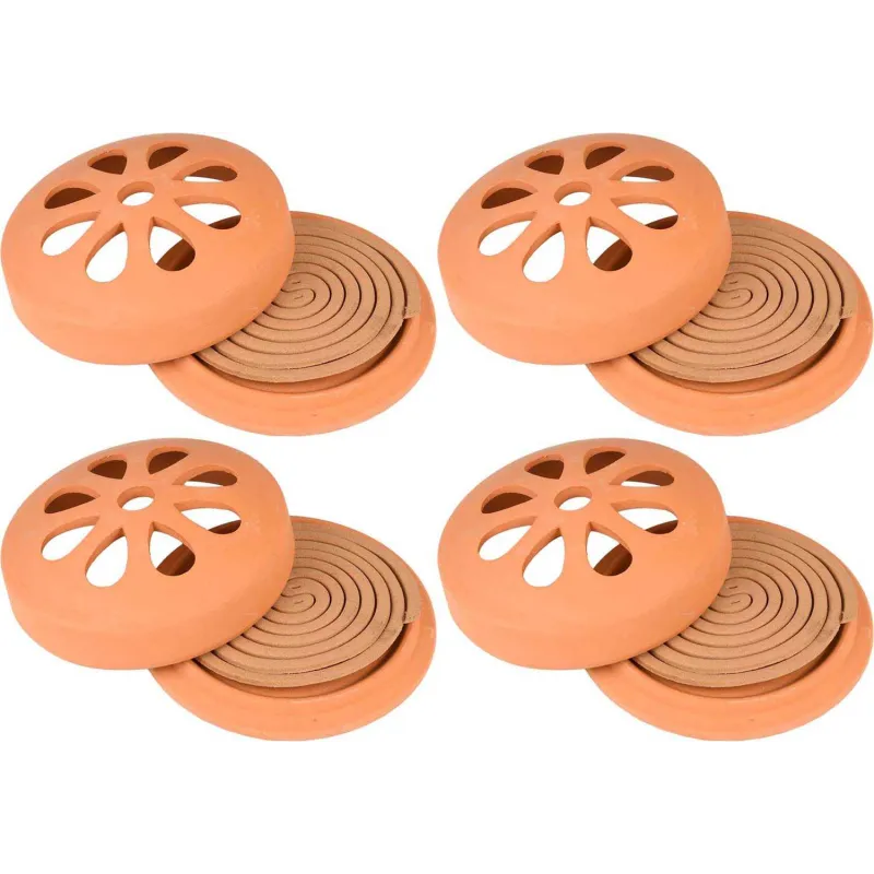 Spirales citronnelle en terre cuite