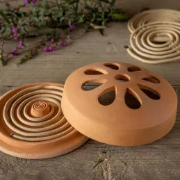 Spirales citronnelle en terre cuite