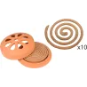 Spirales citronnelle en terre cuite