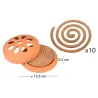 Spirales citronnelle en terre cuite