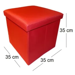 Pouf pliable Oxford