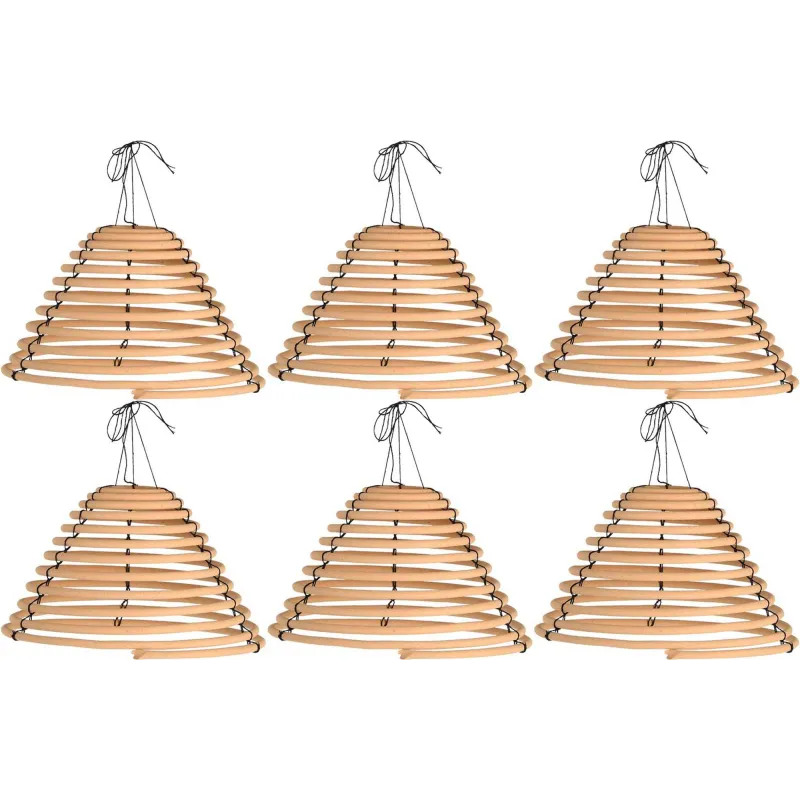 Spirales de citronnelle à suspendre (Lot de 6)