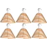 Spirales de citronnelle à suspendre (Lot de 6)