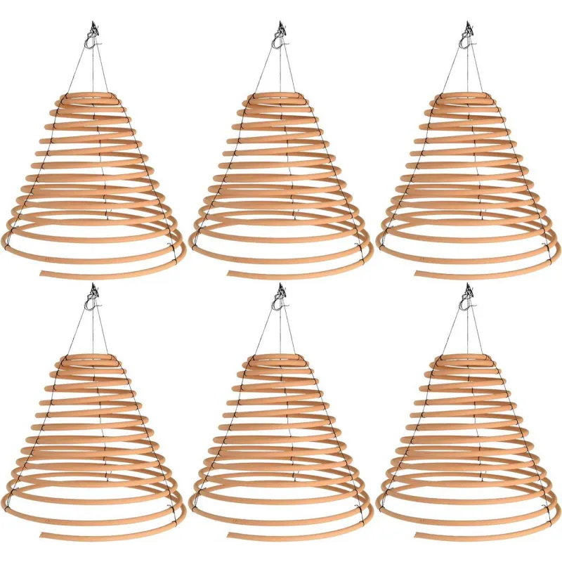 Spirales de citronnelle à suspendre (Lot de 6)