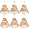 Spirales de citronnelle à suspendre (Lot de 6)