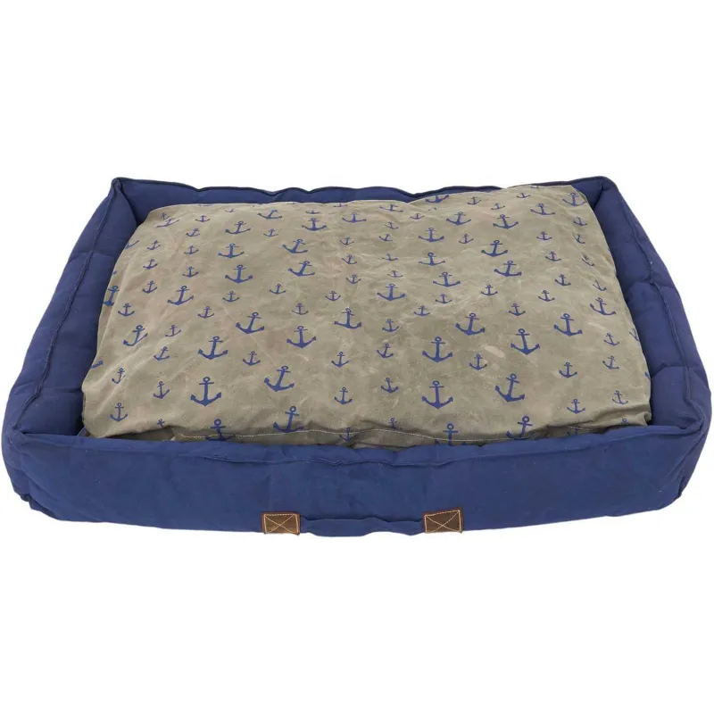 Tapis pour chien Ancre marine