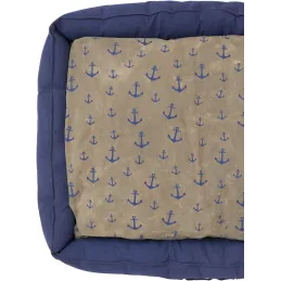 Tapis pour chien Ancre marine
