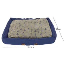 Tapis pour chien Ancre marine