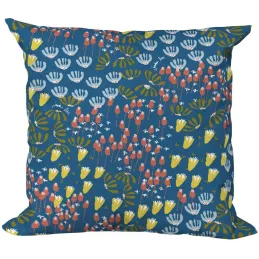 Coussin décoratif en tissu imprimé Eveil