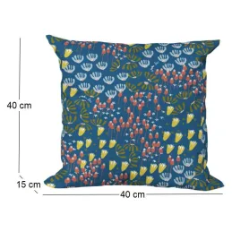 Coussin décoratif en tissu imprimé Eveil