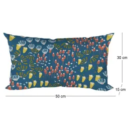 Coussin décoratif en tissu imprimé Eveil